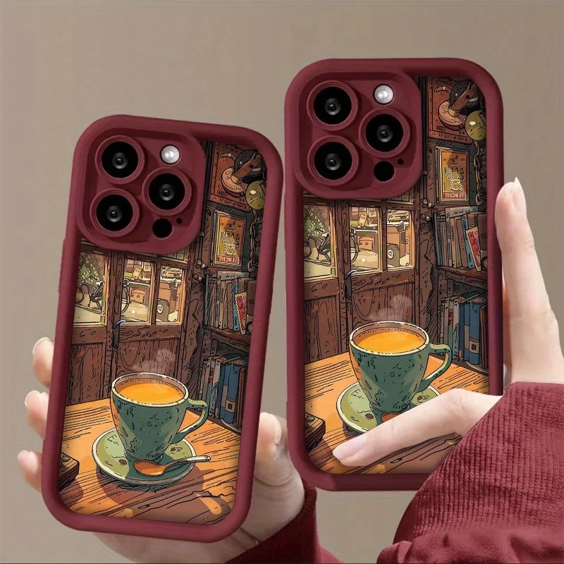 Illustrated teacup phone case for iPhone 17 16 15 14 13 12 11 Pro/ Max/Plus shock-proof rear cover anti-fingerprint
Illustrated teacup phone case for iPhone 17 16 15 14 13 12 11 Pro/ Max/Plus shock-proof rear cover anti-fingerprint