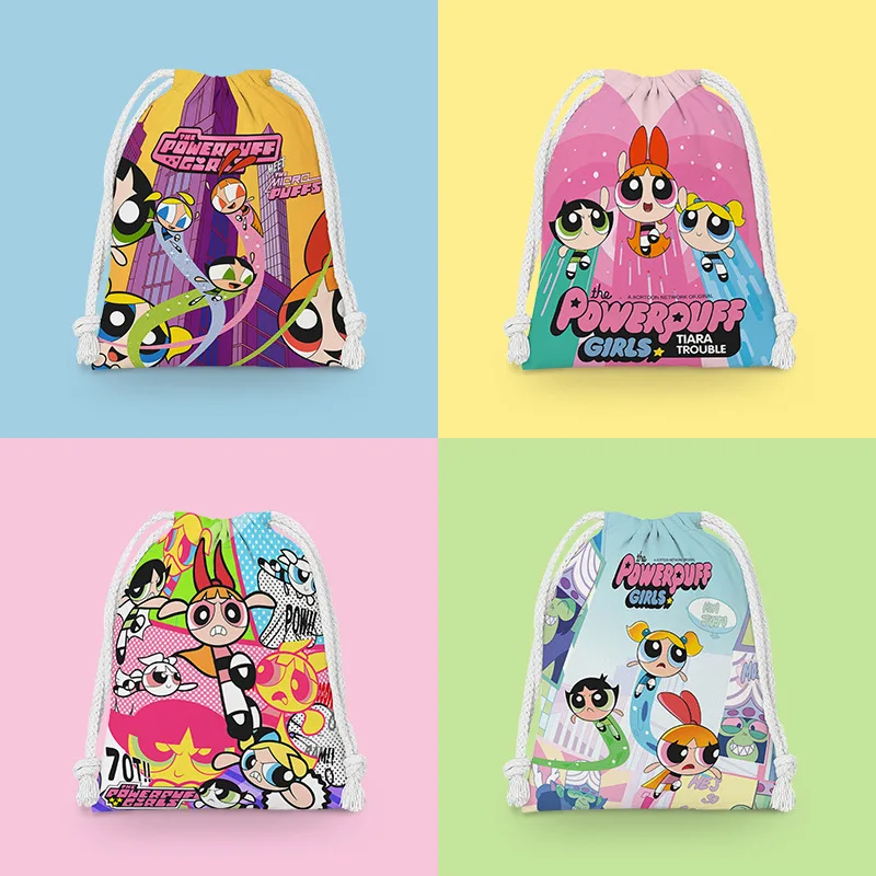 New Anime The Powerpuff and Girls Series Portable Drawstring Pouch Cute Cartoon Character Creativity Printing Storage Bag
New Anime The Powerpuff and Girls Series Portable Drawstring Pouch Cute Cartoon Character Creativity Printing Storage Bag