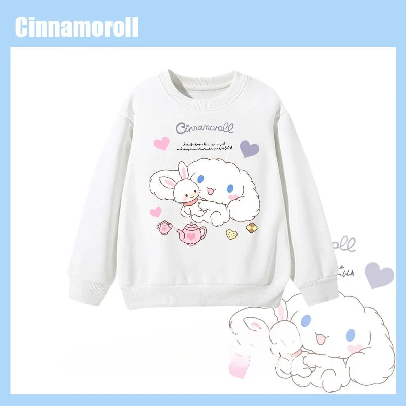 Children's Clothing Cute Cinnamoroll Hoodies Cartoon Anime Peripheral Boys and Girls Round Neck Pullover in Spring and Autumn
Children's Clothing Cute Cinnamoroll Hoodies Cartoon Anime Peripheral Boys and Girls Round Neck Pullover in Spring and Autumn