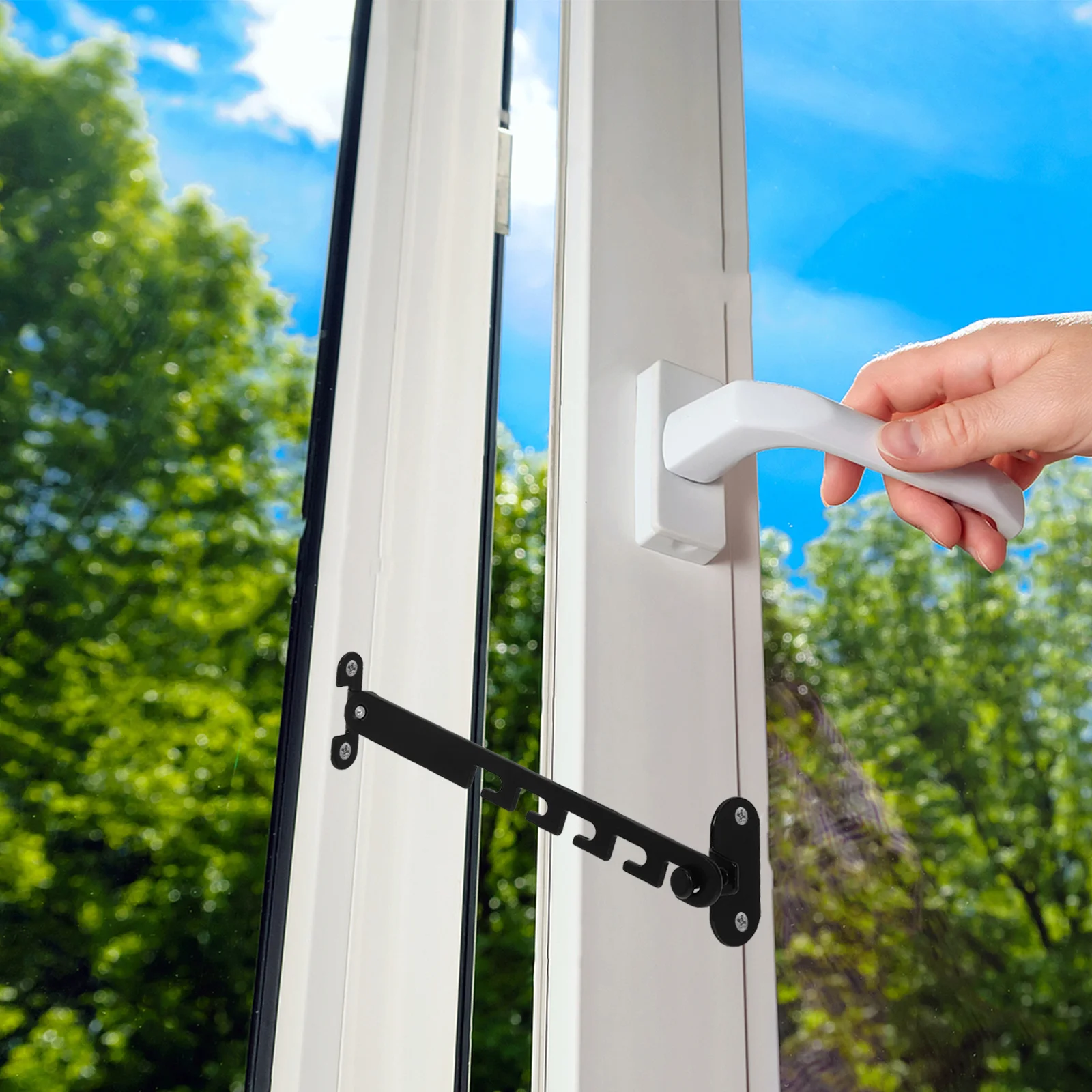 Adjustable Stopper For Child Safety Casement Limiter Durable Window Restrictor Hardware Accessory Open Window Limiter Lock
Adjustable Stopper For Child Safety Casement Limiter Durable Window Restrictor Hardware Accessory Open Window Limiter Lock