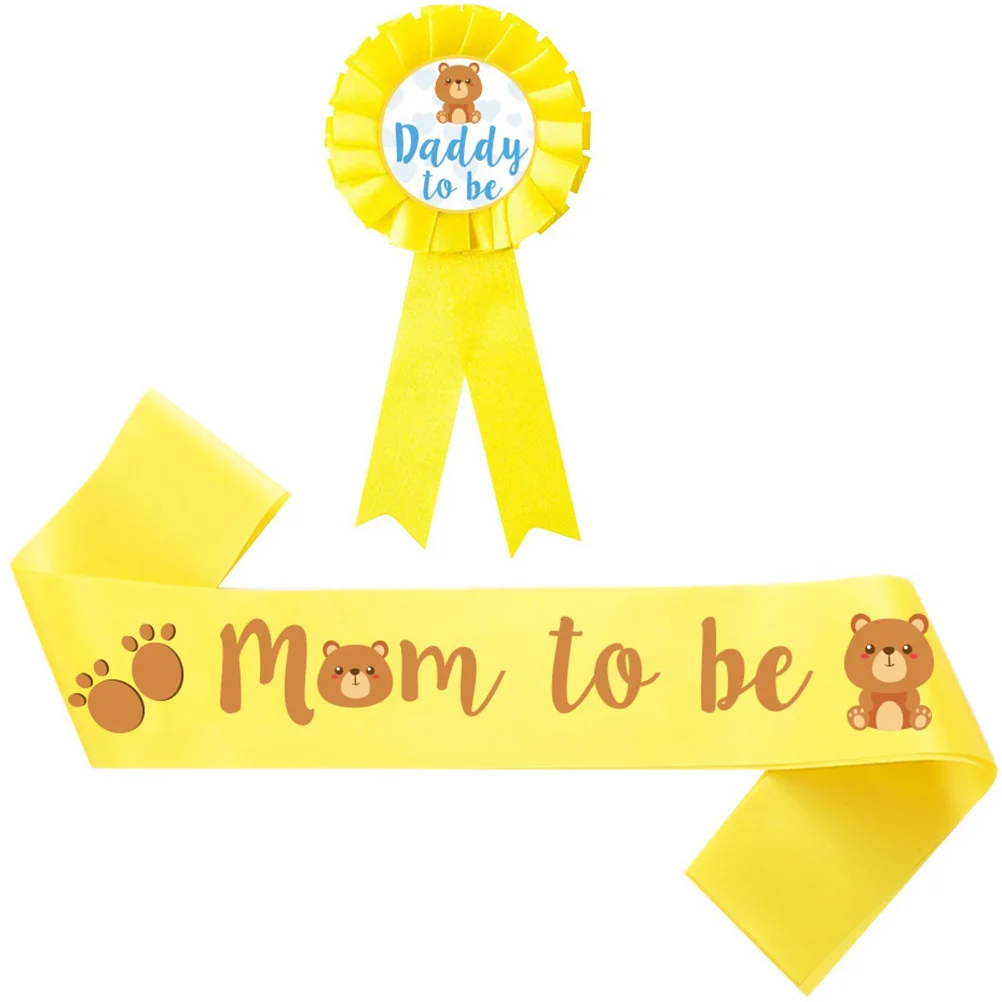 2pcs Mommy to Be Sash Daddy to Be Pin Baby Shower Decorations Corsage Chest Badge Set Newborn Photography Accessories
2pcs Mommy to Be Sash Daddy to Be Pin Baby Shower Decorations Corsage Chest Badge Set Newborn Photography Accessories