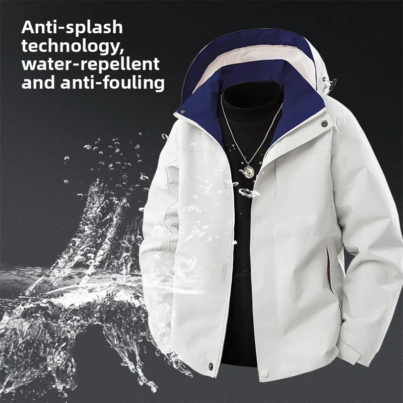 New Outdoor Jacket Men's Windproof Coats Waterproof Hooded Jackets Multifunctional Hiking Suit Cycling Tactical Outwear Jacket
New Outdoor Jacket Men's Windproof Coats Waterproof Hooded Jackets Multifunctional Hiking Suit Cycling Tactical Outwear Jacket