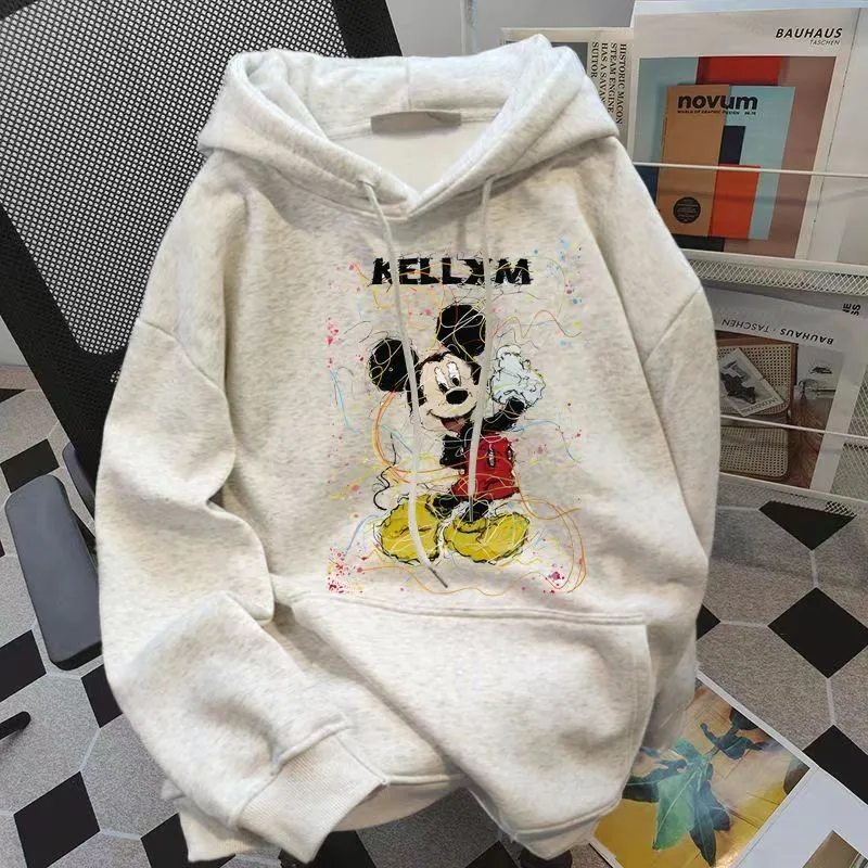 Fashion Sweatshirt Women Harajuku Mickey Pattern Cartoon Printing Casual Loose Tops Female Harajuku Streetwear Hoodies clothings
Fashion Sweatshirt Women Harajuku Mickey Pattern Cartoon Printing Casual Loose Tops Female Harajuku Streetwear Hoodies clothings