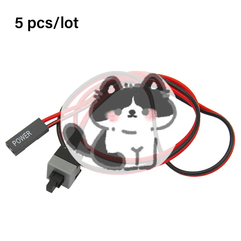 New 5 Pcs 50cm 2 Pin SW PC Power Cable On/Off Push Button Computer Case Switch Wire
New 5 Pcs 50cm 2 Pin SW PC Power Cable On/Off Push Button Computer Case Switch Wire