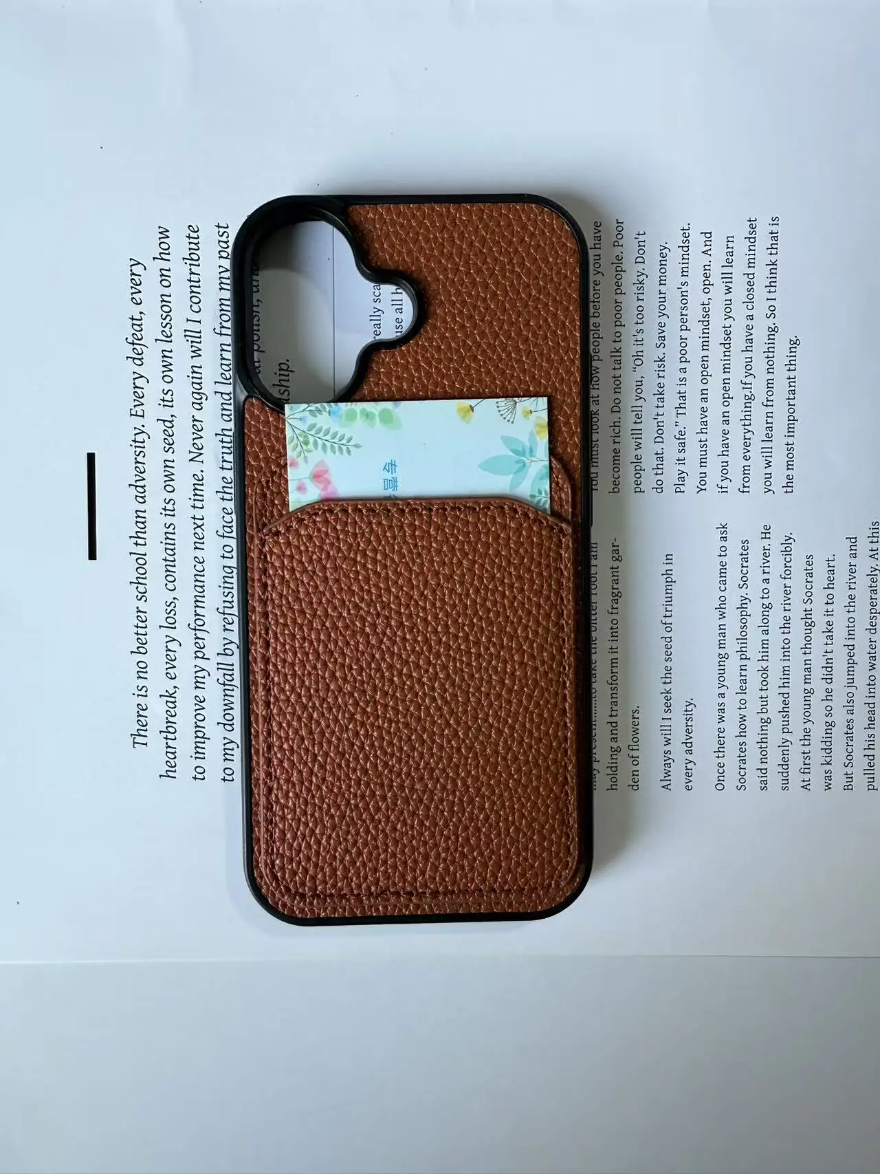 High-End Lychee Pattern Card Holder Phone Case Suitable for Ip3Promax Ip4Promax Ip5Promax Ip6Promax Ip17Promax Leather Texture Full Lens Protection
High-End Lychee Pattern Card Holder Phone Case Suitable for Ip3Promax Ip4Promax Ip5Promax Ip6Promax Ip17Promax Leather Texture Full Lens Protection