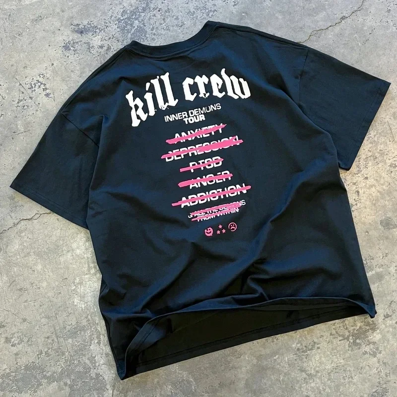 High street trendy brand short-sleeved oversized cotton summer American Tshirts for men and women printed tops clothing T-shirts
High street trendy brand short-sleeved oversized cotton summer American Tshirts for men and women printed tops clothing T-shirts