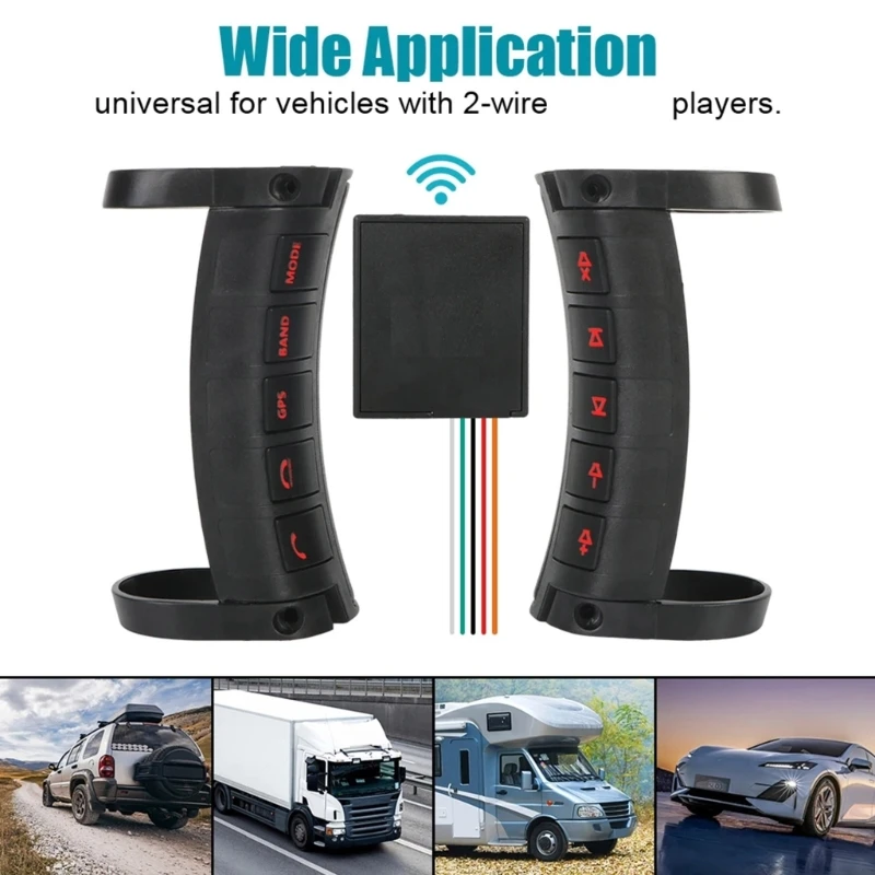Car Steering Wheel Control Buttons Wireless Remote Multifunctional Steering Wheel Remote Controller for Car Music Player
Car Steering Wheel Control Buttons Wireless Remote Multifunctional Steering Wheel Remote Controller for Car Music Player