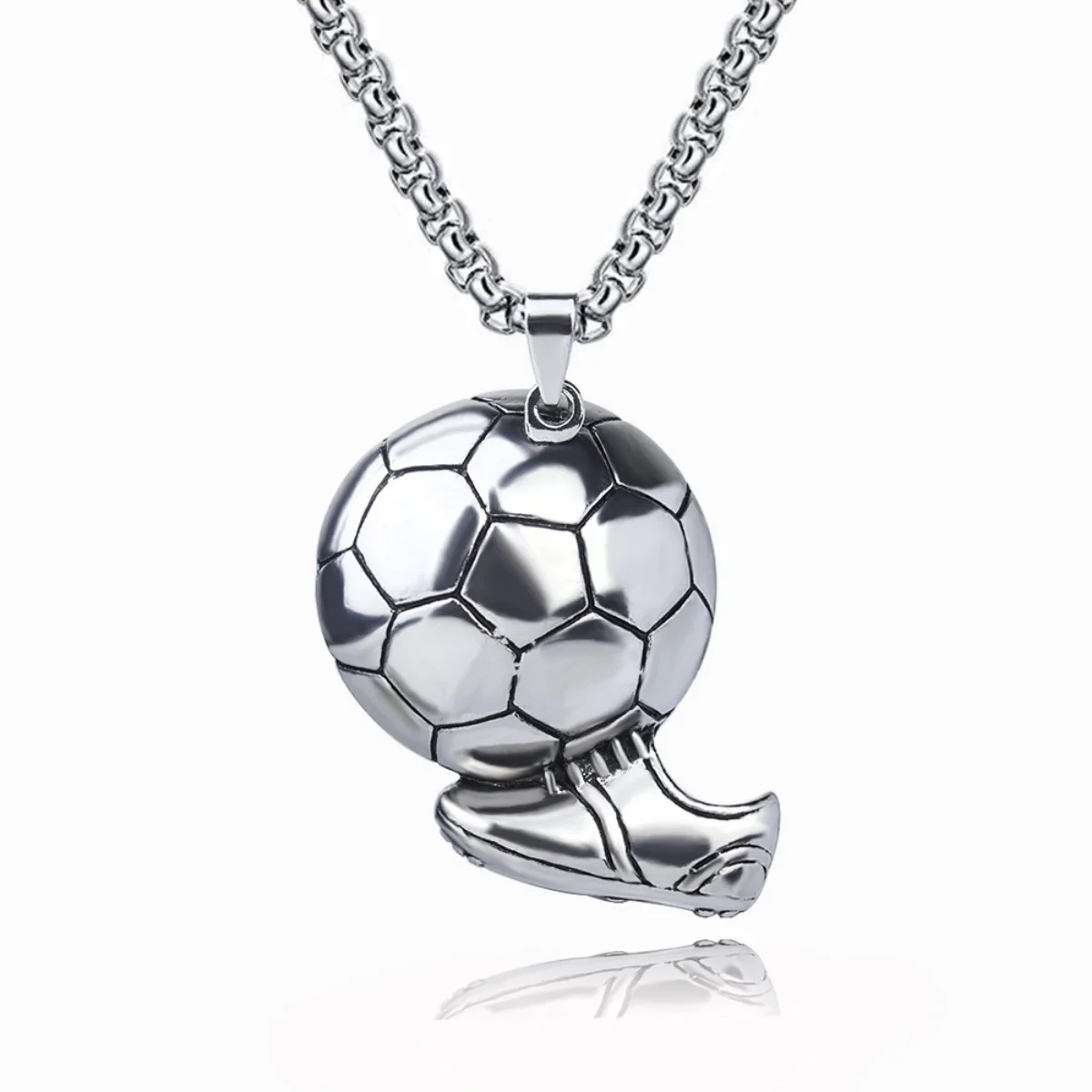 Soccer Pendant Necklace Men's Jewelry Women's Sweater Chain Pendant The World's Lowest Wholesale Jewelry Undertake a large order
Soccer Pendant Necklace Men's Jewelry Women's Sweater Chain Pendant The World's Lowest Wholesale Jewelry Undertake a large order