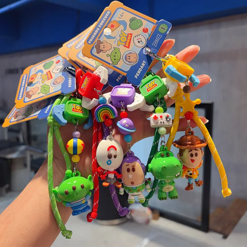 Cute Toy Story Keychain Kawaii Buzz Lightyear Lotso Woody Jesse Alien Mr. Potato Head Keychain Backpack Car Key Accesso
Cute Toy Story Keychain Kawaii Buzz Lightyear Lotso Woody Jesse Alien Mr. Potato Head Keychain Backpack Car Key Accesso