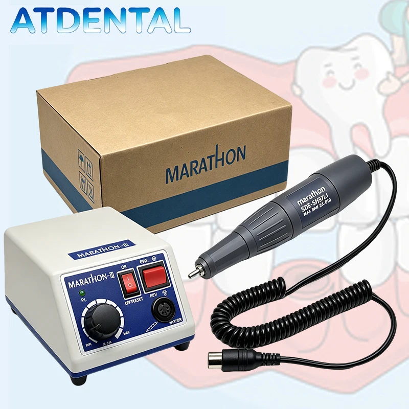 Dental Marathon N3 Micromotor, 35K RPM High Torque w/ H37L1 Handpiece for Professional Dental Lab Tools & Carving
Dental Marathon N3 Micromotor, 35K RPM High Torque w/ H37L1 Handpiece for Professional Dental Lab Tools & Carving