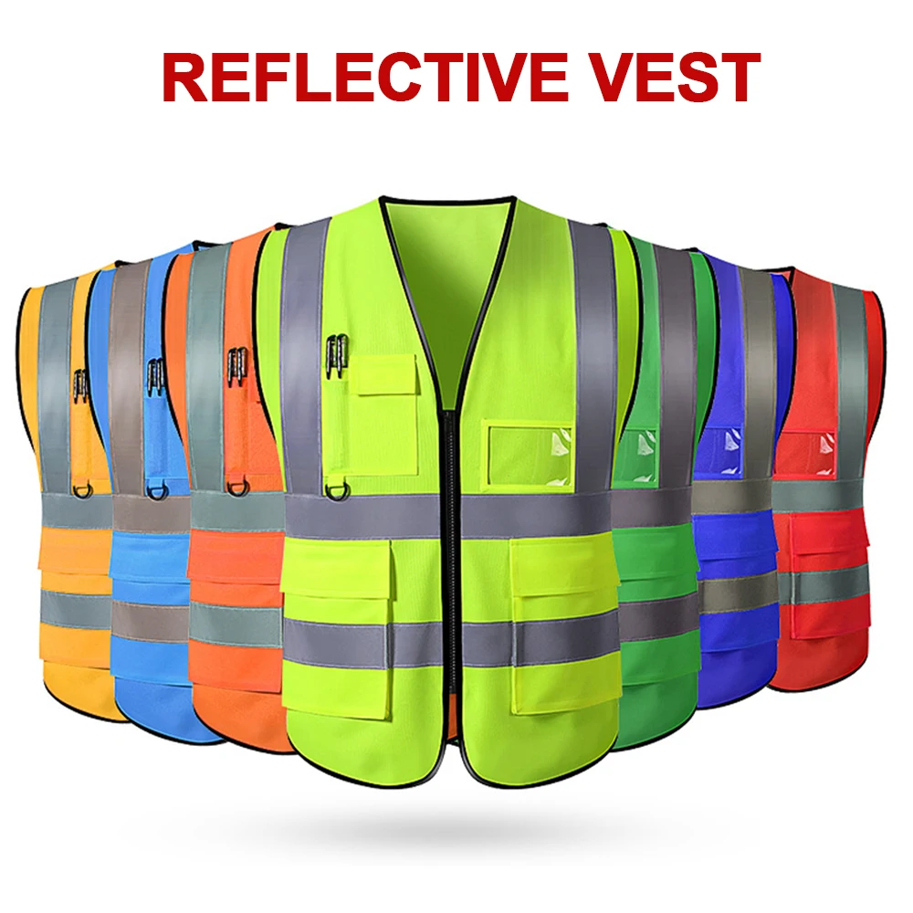 Custom Multi-pocket Reflective Safety Vest Outdoor Motorcycle Cycling Safety Waistcoat Clothing Reflective Jacket Cycling Wear
Custom Multi-pocket Reflective Safety Vest Outdoor Motorcycle Cycling Safety Waistcoat Clothing Reflective Jacket Cycling Wear