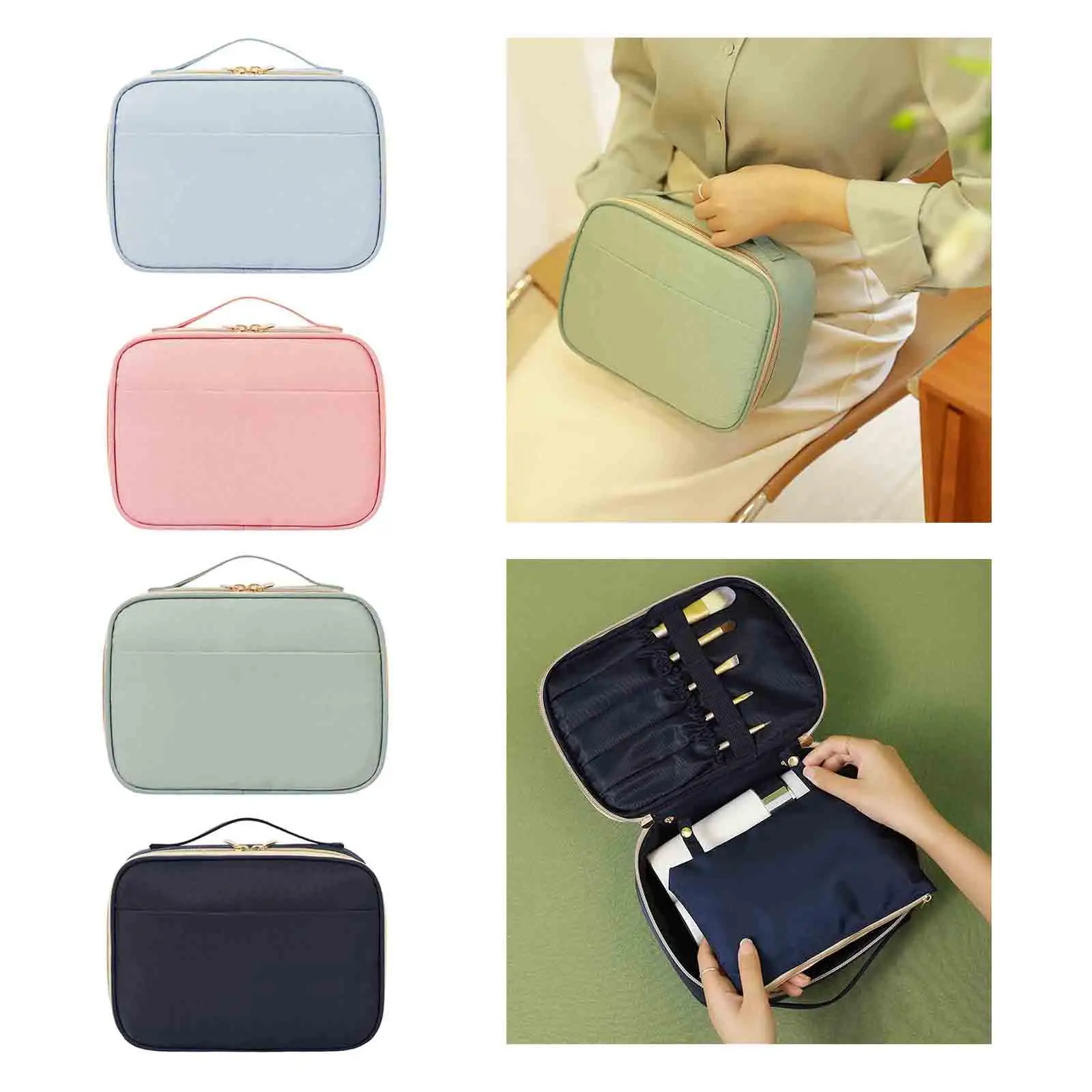 2 in 1 Makeup Bag Fashionable with Inner Bag Zipper Pouch for Women Girls
2 in 1 Makeup Bag Fashionable with Inner Bag Zipper Pouch for Women Girls
