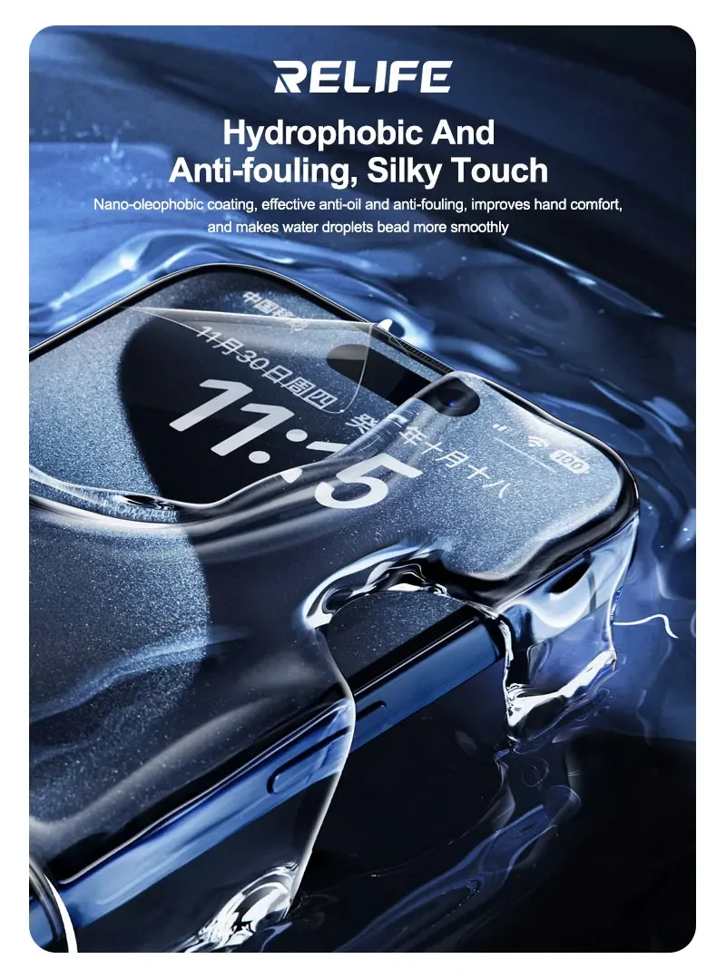 RFLIFE GF-9 7inches HD TPU Hydrogel Film Hydrophobic and Oil-proof for Mobile Phone Curved Surfaces Cutting Full-screen Coverage
RFLIFE GF-9 7inches HD TPU Hydrogel Film Hydrophobic and Oil-proof for Mobile Phone Curved Surfaces Cutting Full-screen Coverage