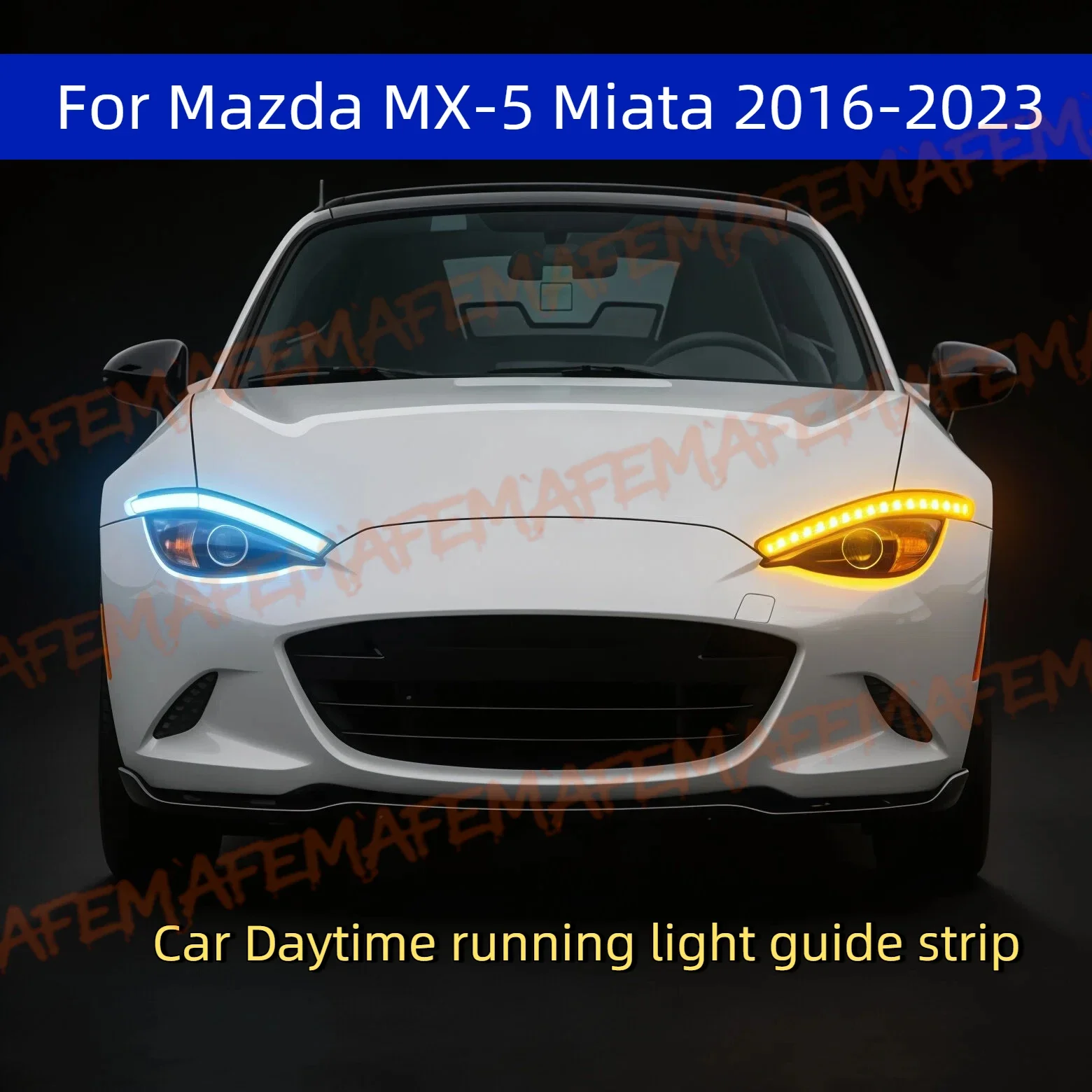 For Mazda MX-5 Miata 2016-2023 Car DRL Daytime Running Light Start Scan Style Sequential Flowing Turn Signal Light Ultra-Thin
For Mazda MX-5 Miata 2016-2023 Car DRL Daytime Running Light Start Scan Style Sequential Flowing Turn Signal Light Ultra-Thin