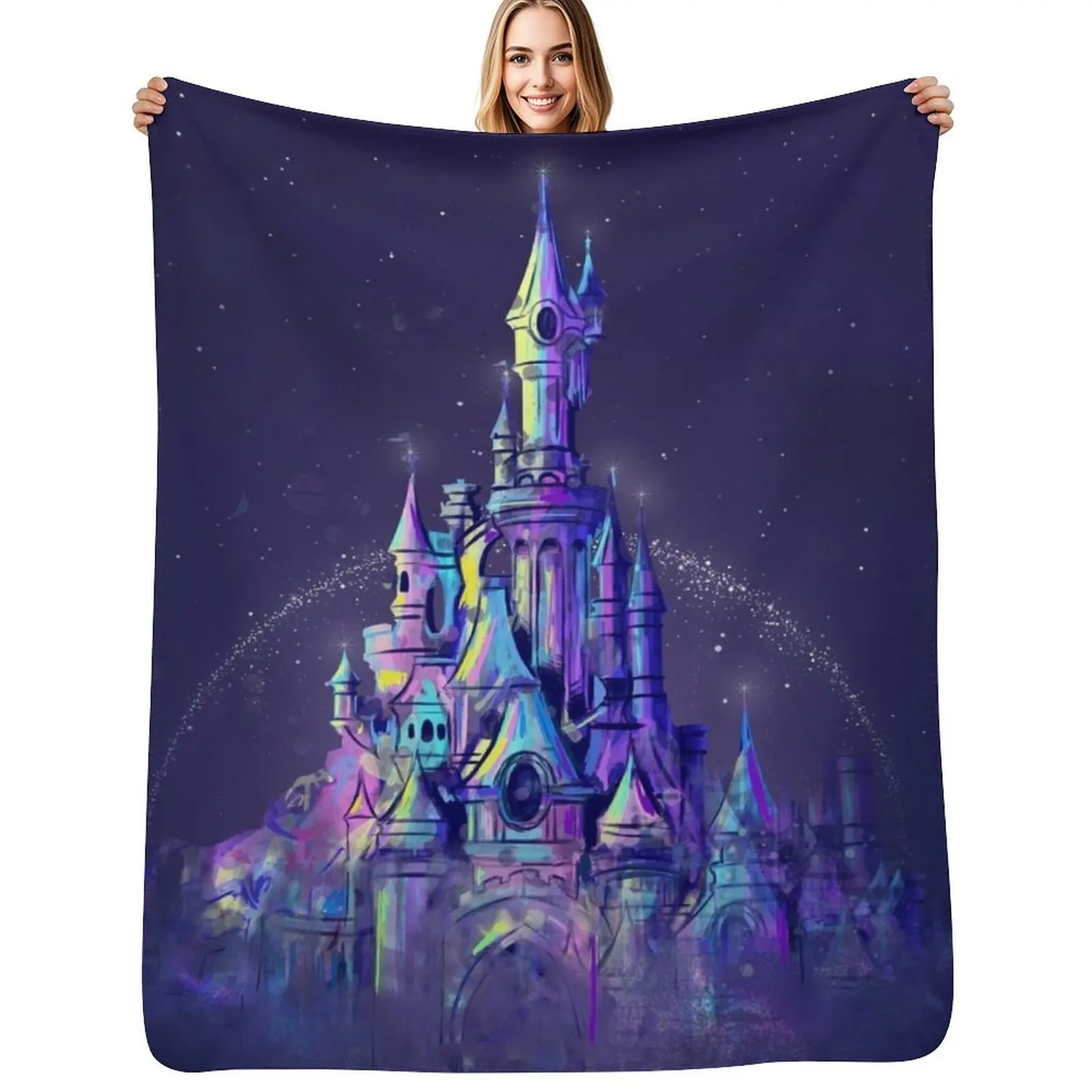 Magic Princess Fairytale Castle Kingdom Throw Blanket Year Round Soft Comfortable Blanket for Home
Magic Princess Fairytale Castle Kingdom Throw Blanket Year Round Soft Comfortable Blanket for Home