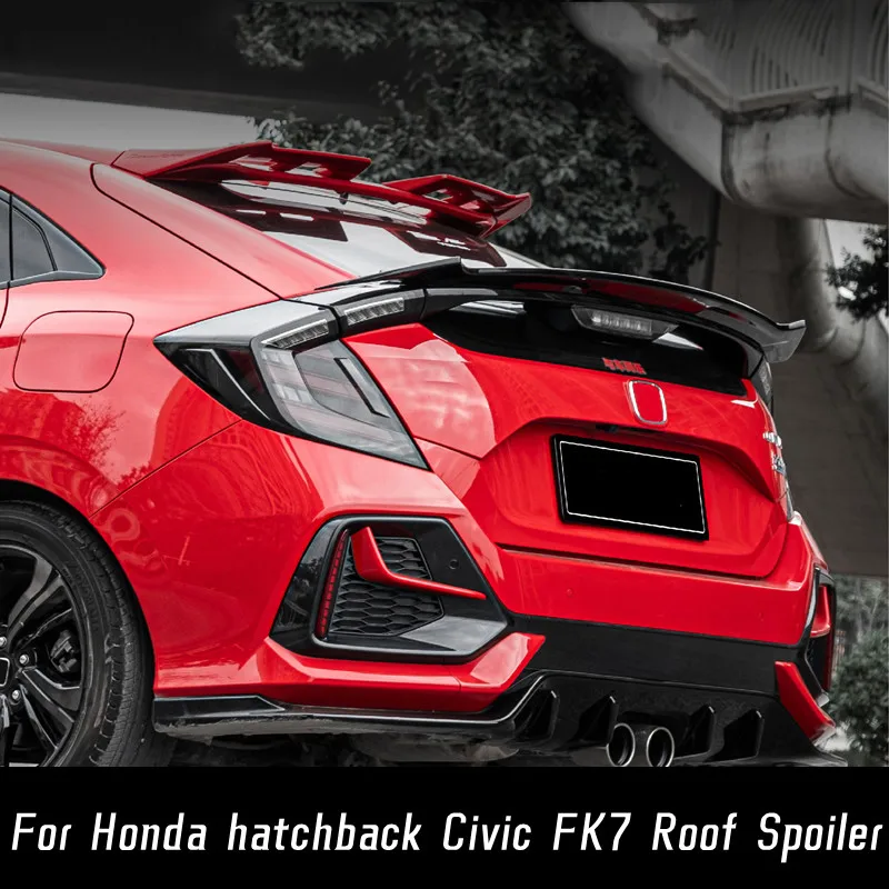 For 2016-2021 Honda hatchback Civic FK7 Roof Spoiler ABS Rear Spoiler Wing Gloss Black Car Exterior Tuning Accessories
For 2016-2021 Honda hatchback Civic FK7 Roof Spoiler ABS Rear Spoiler Wing Gloss Black Car Exterior Tuning Accessories
