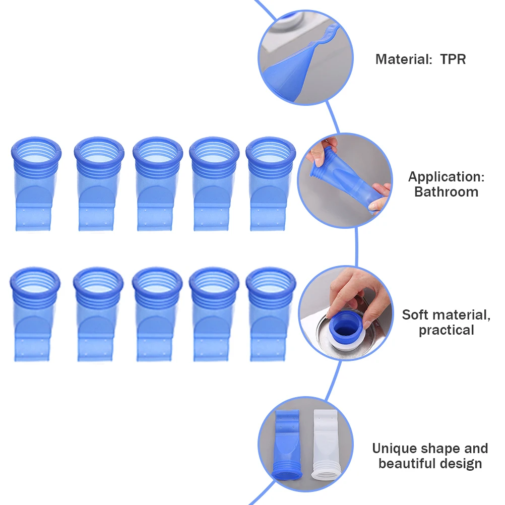 10Pcs Floor Drain Seal Core Silicone Flexible Durable Odor Proof Backflow Prevention for Kitchen Bathroom Sewer
10Pcs Floor Drain Seal Core Silicone Flexible Durable Odor Proof Backflow Prevention for Kitchen Bathroom Sewer
