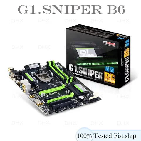 For Gigabyte G1.SNIPER B6 Motherboard 32GB DVI HDMI 2*PCI LGA 1150 DDR3 ATX B85 Mainboard 100% Tested Fully Work be Fast ship DH