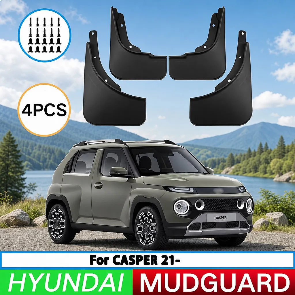 For Hyundai Casper 2021-2024 Car Tire Fender Splash Guard Front Rear Wheel Mud Flaps 4pcs
For Hyundai Casper 2021-2024 Car Tire Fender Splash Guard Front Rear Wheel Mud Flaps 4pcs