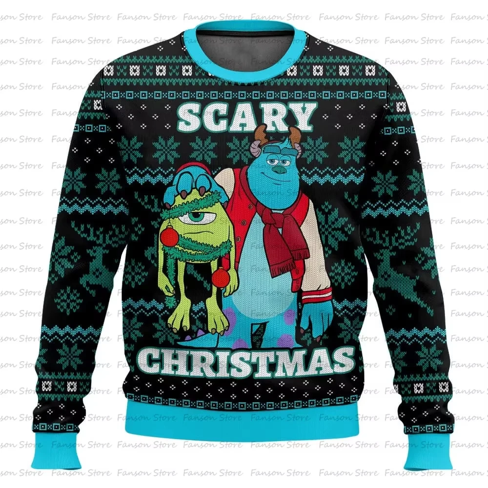 Scary Christmas Monsters Ugly Sweater Cartoon Anime Men Women Pullover Tops 2025 New Fashion Spring Autumn Sweatshirt
Scary Christmas Monsters Ugly Sweater Cartoon Anime Men Women Pullover Tops 2025 New Fashion Spring Autumn Sweatshirt