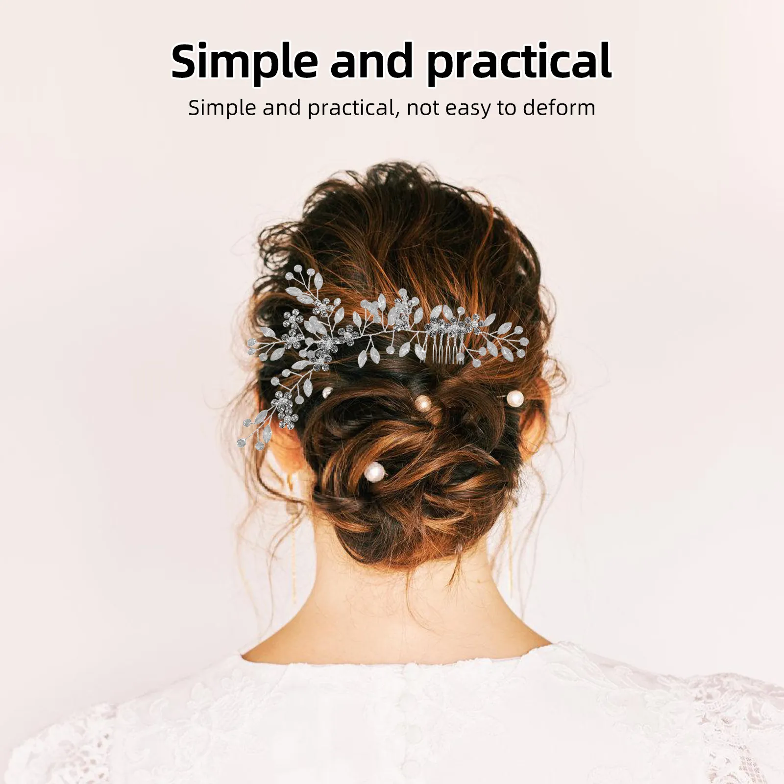 Bridal Wedding Hair Comb Rhinestone Flower Design Zinc Alloy Elegant Lightweight Secure Fit for Bride Bridal Headpieces Wedding
Bridal Wedding Hair Comb Rhinestone Flower Design Zinc Alloy Elegant Lightweight Secure Fit for Bride Bridal Headpieces Wedding