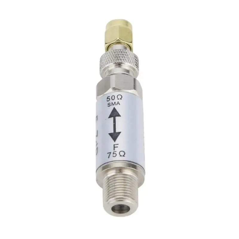R53C Impedance Converter 0 to 3GHz Impedance Adapter SMA Female to F Male Connector Easy to Use Essential for Radio Repair
R53C Impedance Converter 0 to 3GHz Impedance Adapter SMA Female to F Male Connector Easy to Use Essential for Radio Repair