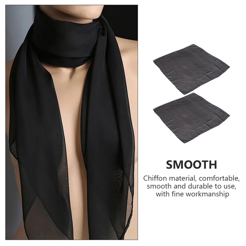 2Pcs Silk-Like Square Scarves Chiffon Neck Scarf for Women Elegant Soft Perfect for Party Travel Daily Wear
2Pcs Silk-Like Square Scarves Chiffon Neck Scarf for Women Elegant Soft Perfect for Party Travel Daily Wear