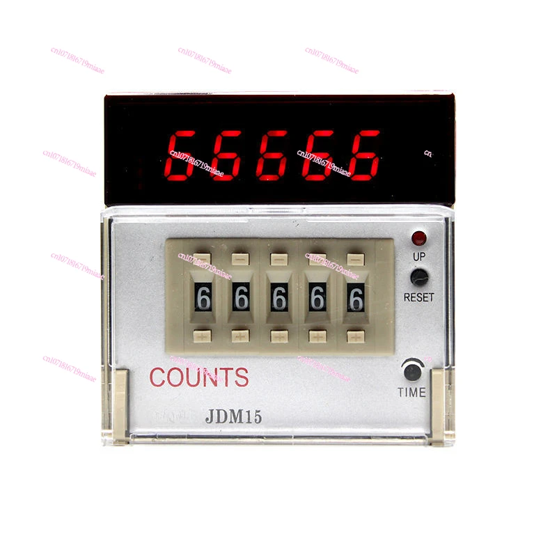 Digital display counter COUNTS JDM15 five-bit addition, subtraction reversible
Digital display counter COUNTS JDM15 five-bit addition, subtraction reversible