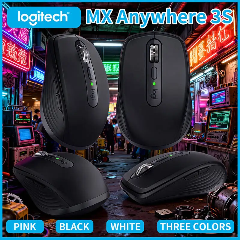 Logitech MX Anywhere 3S Office Mouse - 8000 DPI Darkfield, MagSpeed Scroll, Silent Click, Multi-Device Sync, Anti-Slip Grip
Logitech MX Anywhere 3S Office Mouse - 8000 DPI Darkfield, MagSpeed Scroll, Silent Click, Multi-Device Sync, Anti-Slip Grip