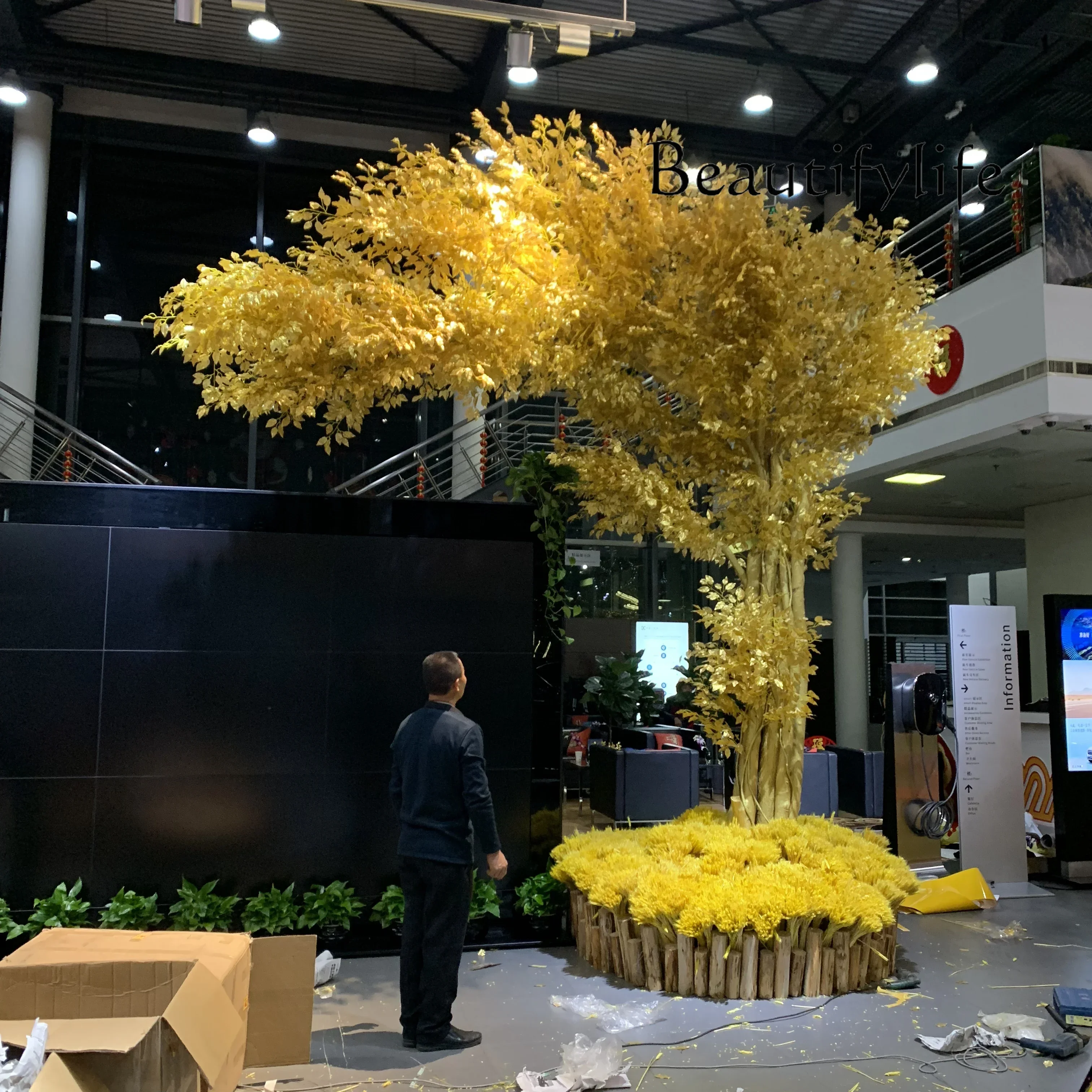 décoration maison tree red envelope, simulation trunk, real trunk Simulation golden banyan cash tree wishing fortune
décoration maison tree red envelope, simulation trunk, real trunk Simulation golden banyan cash tree wishing fortune