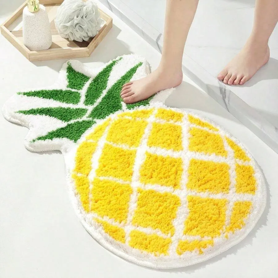 【Новый стиль】Коврик для ванной FROZZUR в форме ананаса, нескользящий коврик для ванной, забавный мультяшный декор для ванной в виде ананаса, впитывающий коврик в форме фрукта.
【Новый стиль】Коврик для ванной FROZZUR в форме ананаса, нескользящий коврик для ванной, забавный мультяшный декор для ванной в виде ананаса, впитывающий коврик в форме фрукта.