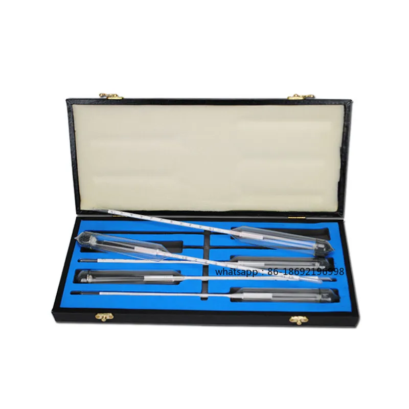 Гидрометр для определения плотности нефти и дизельного топлива, стеклянный поплавок, 5 групп
Гидрометр для определения плотности нефти и дизельного топлива, стеклянный поплавок, 5 групп