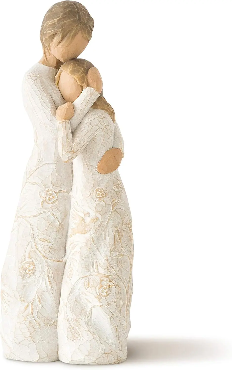 Hand-Painted Resin Mother Daughter Figure, 8 Inch, Intertwined Vines Design
Hand-Painted Resin Mother Daughter Figure, 8 Inch, Intertwined Vines Design