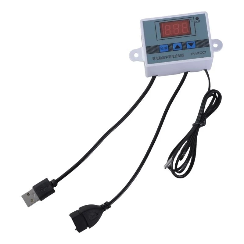 1 Установите кабель контроллера температуры USB 5V для USB -воздушных продуктов и вентилятора
1 Установите кабель контроллера температуры USB 5V для USB -воздушных продуктов и вентилятора