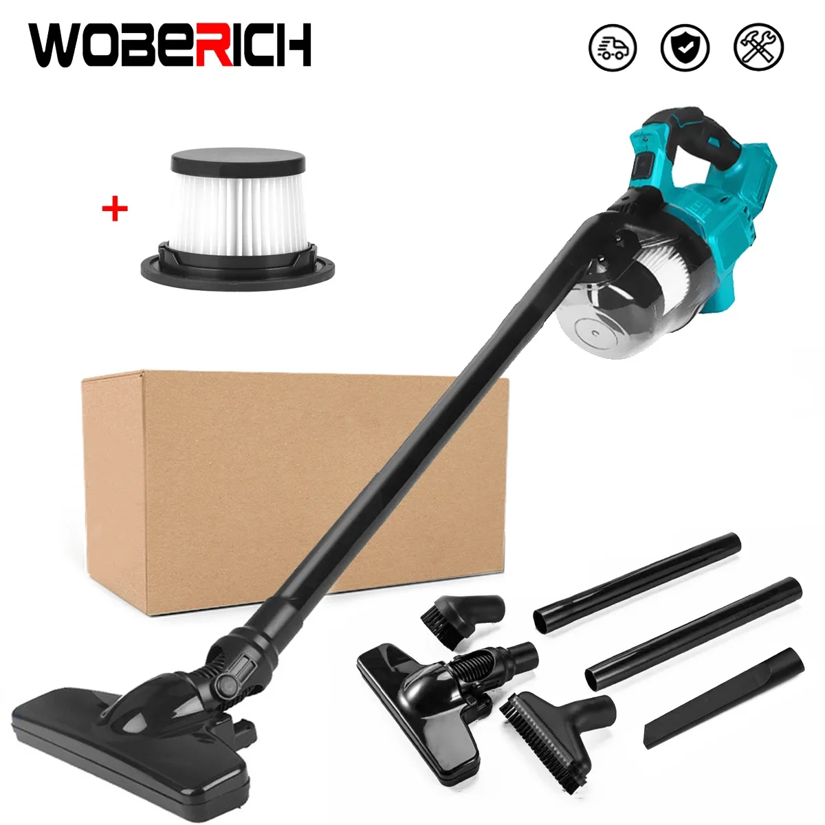 Cordless Electric Vacuum Cleaner +1 more Filter For Household Industrial Construction Clean Tools For Makita 18V Battery
Cordless Electric Vacuum Cleaner +1 more Filter For Household Industrial Construction Clean Tools For Makita 18V Battery