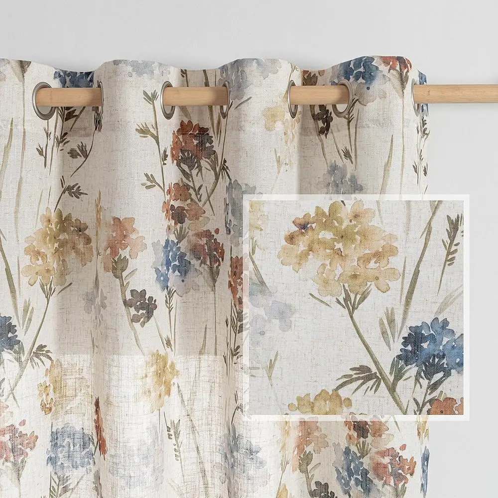 Linen Ains For Living Room Floral Patterned Semi Sheer Vertical Drapes Decor Farmhouse Style Texture For Dining Room Light
Linen Ains For Living Room Floral Patterned Semi Sheer Vertical Drapes Decor Farmhouse Style Texture For Dining Room Light