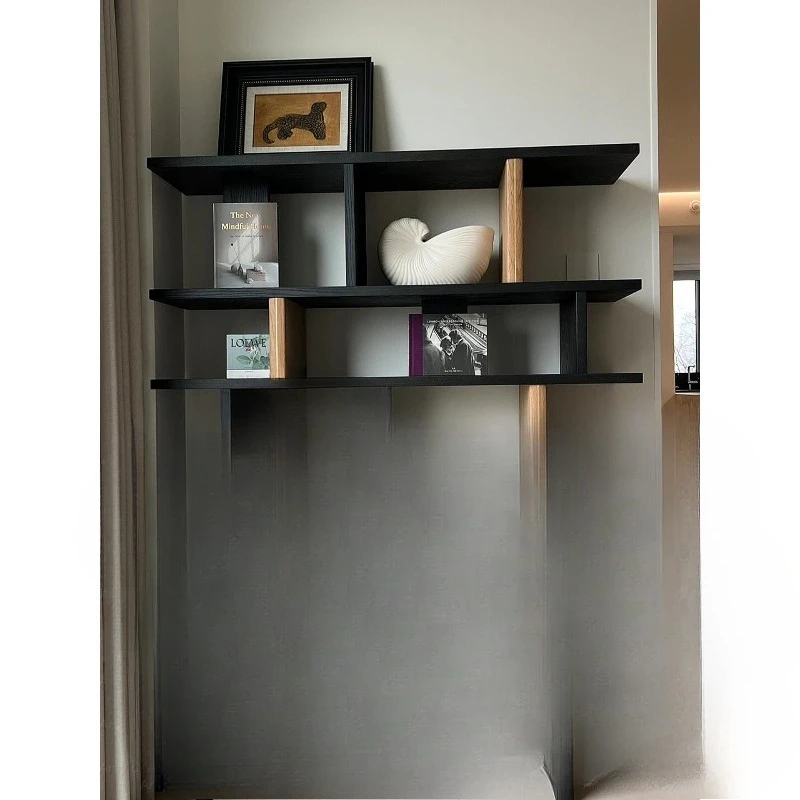 Medieval style solid wood bookshelf creative homestay home retro wall shelf
Medieval style solid wood bookshelf creative homestay home retro wall shelf