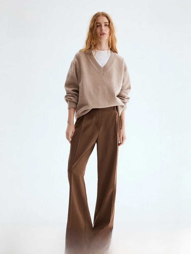 Spring New Arrival Women's Suit Pants HM2026 High Quali Ladies Trousers Ele Profional Faionable Straight Leg Pants
Spring New Arrival Women's Suit Pants HM2026 High Quali Ladies Trousers Ele Profional Faionable Straight Leg Pants