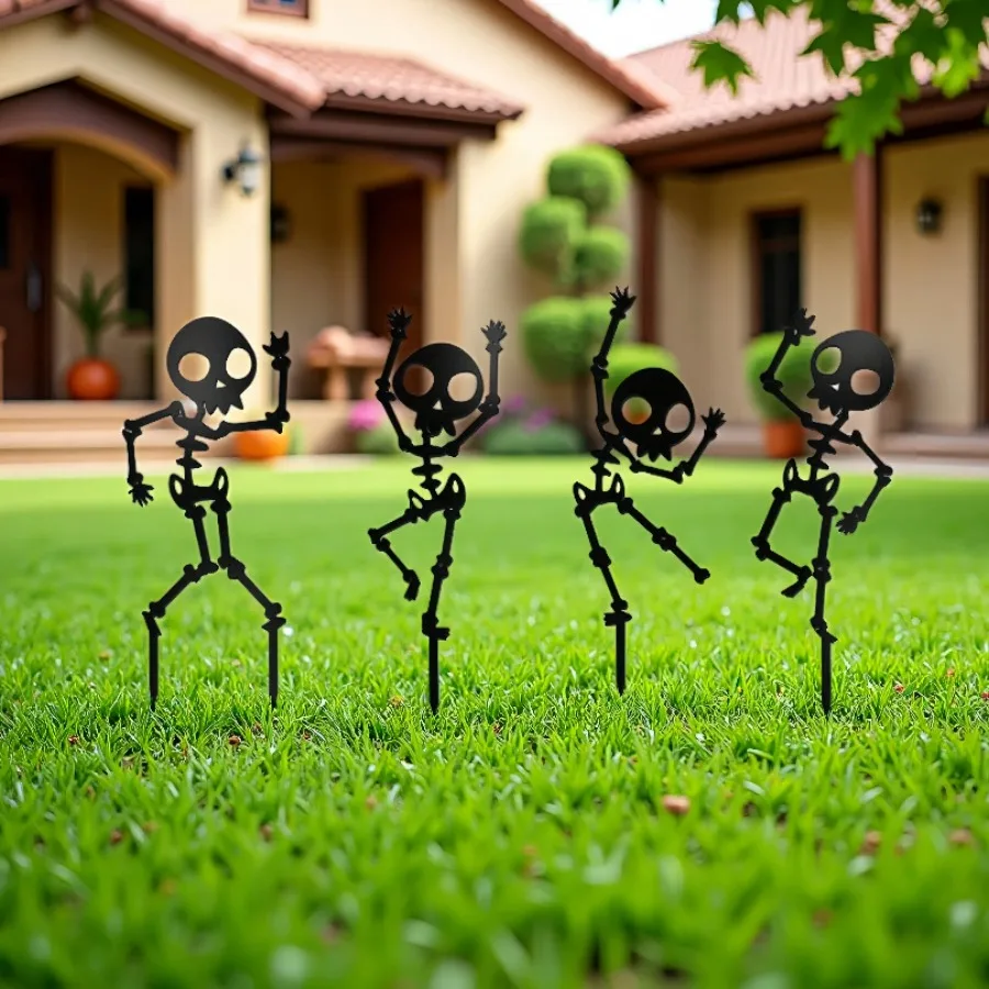 Halloween Metal Black Skeleton Garden Decoration Card Waterproof Outdoor Courtyard Ghost Pumpkin Silhouette Lawn Decoration
Halloween Metal Black Skeleton Garden Decoration Card Waterproof Outdoor Courtyard Ghost Pumpkin Silhouette Lawn Decoration