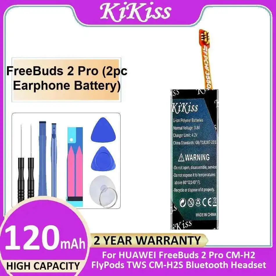 Earphone Battery 120Mah For Huawei Freebuds 2 Pro CM-H2 Flypods Tws CM-H2S Bluetooth Headset 2Pc
Earphone Battery 120Mah For Huawei Freebuds 2 Pro CM-H2 Flypods Tws CM-H2S Bluetooth Headset 2Pc