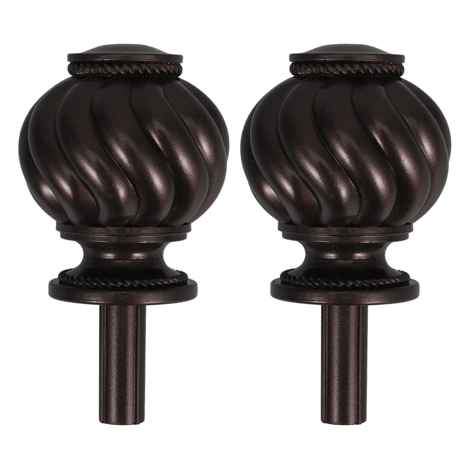 2Pcs Curtain Rod Finials Ends Vintage Decorative Metal End Caps for Window Treatments Living Room Bedroom Dining Room Drapery
2Pcs Curtain Rod Finials Ends Vintage Decorative Metal End Caps for Window Treatments Living Room Bedroom Dining Room Drapery