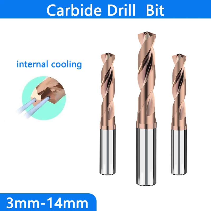 Internally Cooled Hard Alloy Drill Bit, With A Diameter Of 3-14mm, Suitable For Efficient Processing Of Steel. Cnc Tools
Internally Cooled Hard Alloy Drill Bit, With A Diameter Of 3-14mm, Suitable For Efficient Processing Of Steel. Cnc Tools