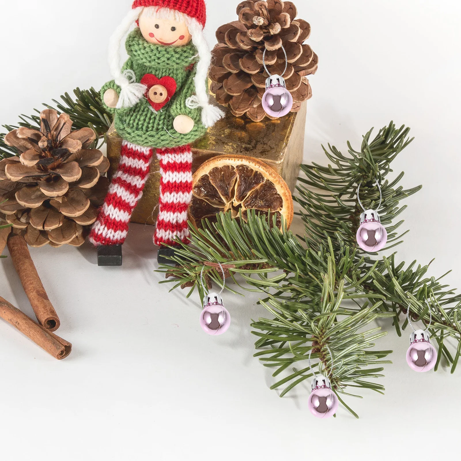 24Pcs 2Cm Miniature Ball Christmas Pendant Hanging Decor Xmas Tree Ornaments Home Garden Patio Bar Layout Pink
24Pcs 2Cm Miniature Ball Christmas Pendant Hanging Decor Xmas Tree Ornaments Home Garden Patio Bar Layout Pink