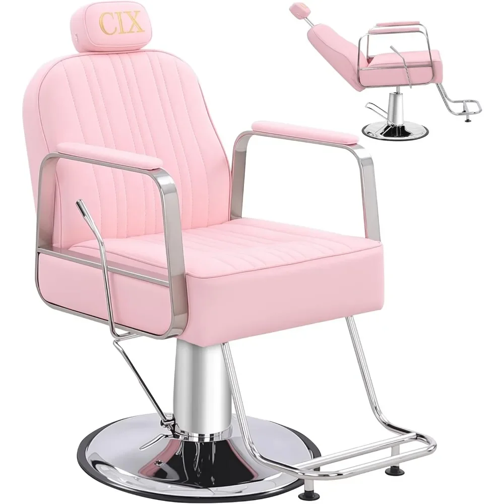 Professional Reclining Hair Salon Chair,Salon Chair with Adjustable Backrest360Degrees Swivel,Salon Chair Hair Stylist for Home
Professional Reclining Hair Salon Chair,Salon Chair with Adjustable Backrest360Degrees Swivel,Salon Chair Hair Stylist for Home