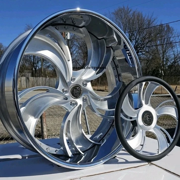 Concave Chrome 2Piece 20 22 24 26 Inch Forged Alloy Wheels Chrome Rims US Hub Wheels Deep Lips 5 6 Bolts for
Concave Chrome 2Piece 20 22 24 26 Inch Forged Alloy Wheels Chrome Rims US Hub Wheels Deep Lips 5 6 Bolts for