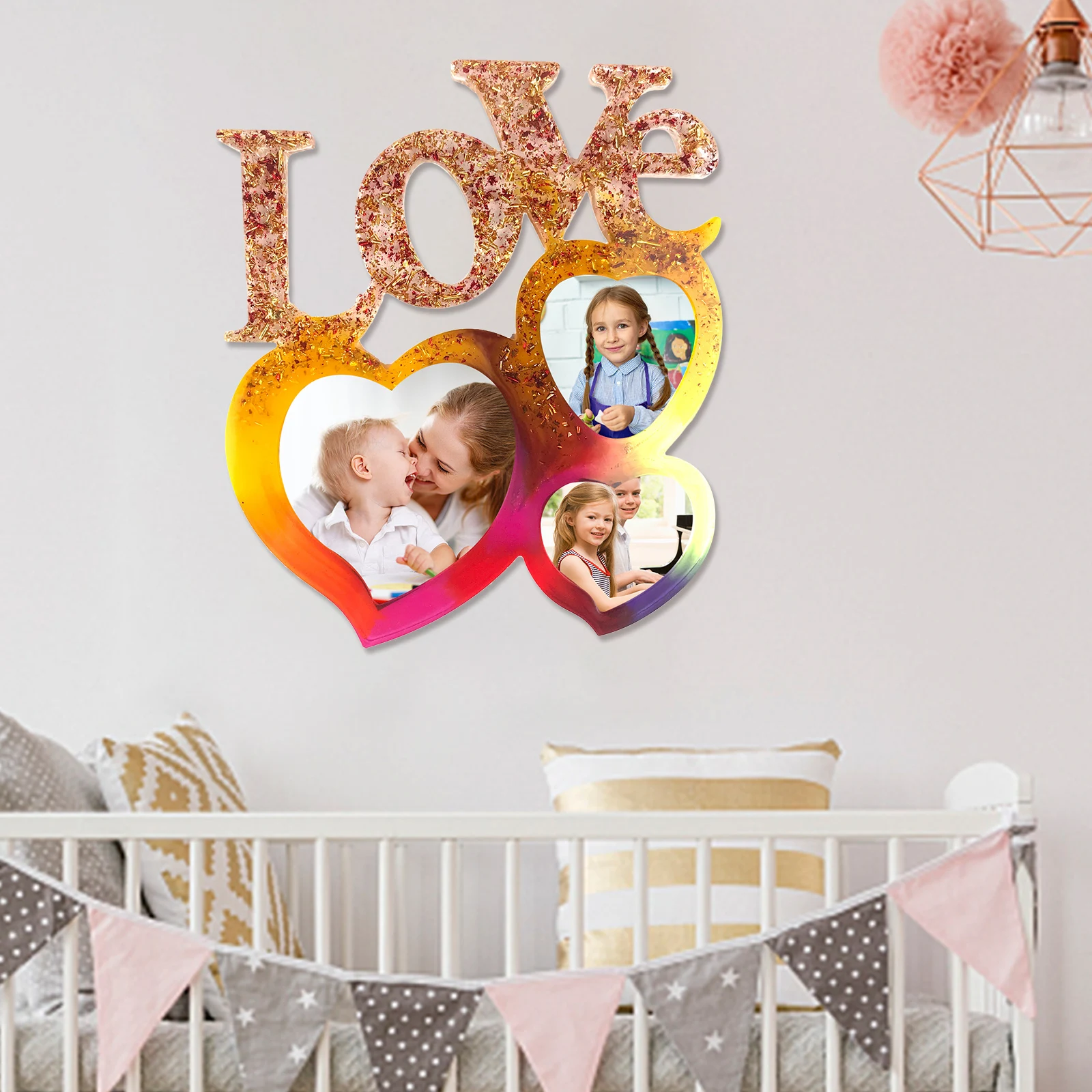 Silicone Love Photo Frame Mold DIY Craft Blue Silica Gel Non stick Easy Separate Clean Recyclable Valentine Decoration
Silicone Love Photo Frame Mold DIY Craft Blue Silica Gel Non stick Easy Separate Clean Recyclable Valentine Decoration