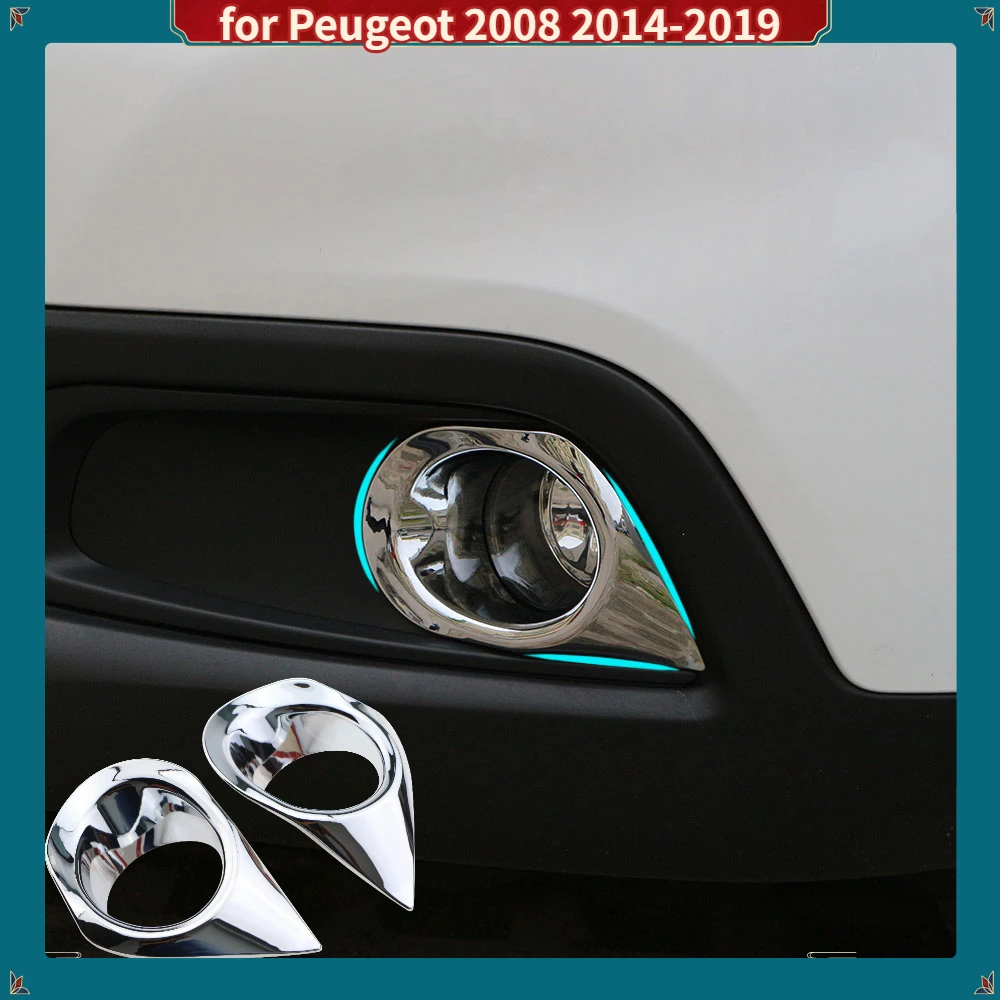 2 шт., хромированные передние левые и правые противотуманные фонари для Peugeot 2008 2014-2019
2 шт., хромированные передние левые и правые противотуманные фонари для Peugeot 2008 2014-2019