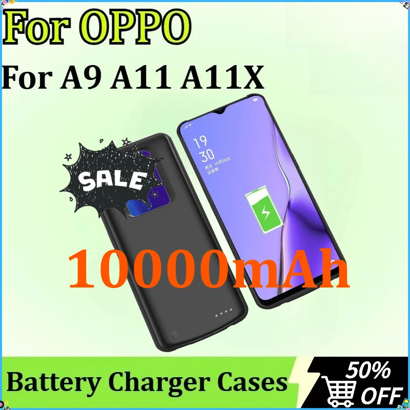 For OPPO A9 A11 A11X Smart Battery Charger Case External Battery Portable Power Bank Charging Power Case 10000mAh
For OPPO A9 A11 A11X Smart Battery Charger Case External Battery Portable Power Bank Charging Power Case 10000mAh