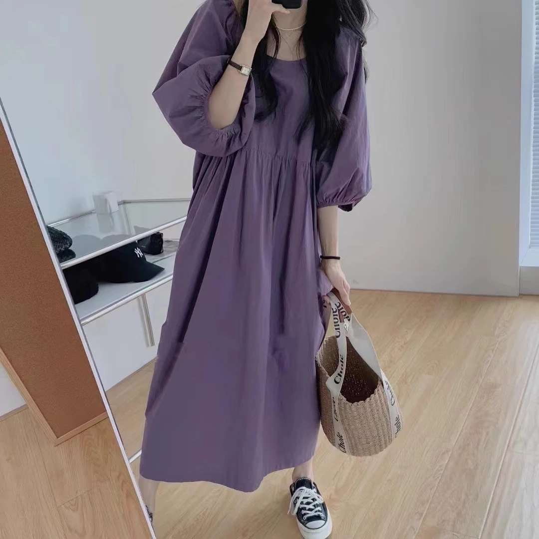 Plus Size plus Size Women's Summer Dr Bubble Sve irt Dr Cover Stoh Korean Sle Loose Fit Long Dr Square Collar Casual...
Plus Size plus Size Women's Summer Dr Bubble Sve irt Dr Cover Stoh Korean Sle Loose Fit Long Dr Square Collar Casual...