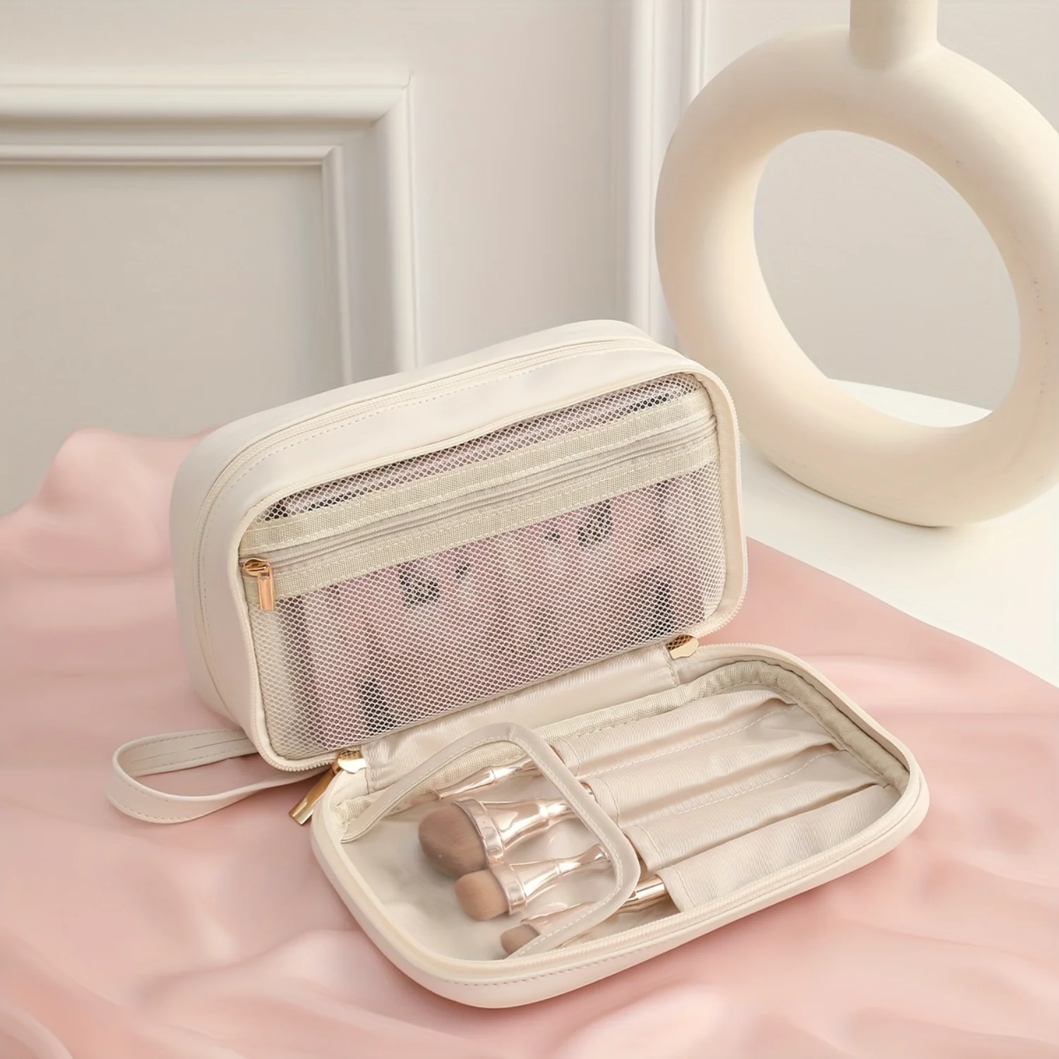 1pc Makeup Bag, Travel Zipper Cosmetic Pouch Lipstick Bag, Toiletry Organizer Gift For Women And
1pc Makeup Bag, Travel Zipper Cosmetic Pouch Lipstick Bag, Toiletry Organizer Gift For Women And
